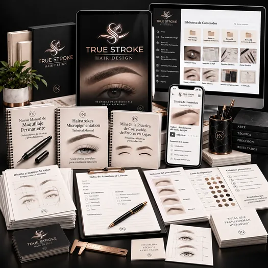 Kit completo True Stroke Hair Design